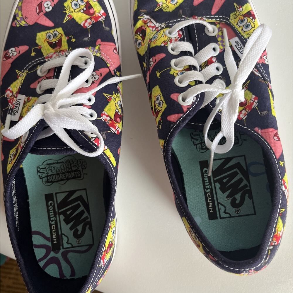 Vans x SpongeBob AlohaBob ComfyCush Sneakers W8 M6.5 Limited Collab Patrick Star - Picture 8 of 11